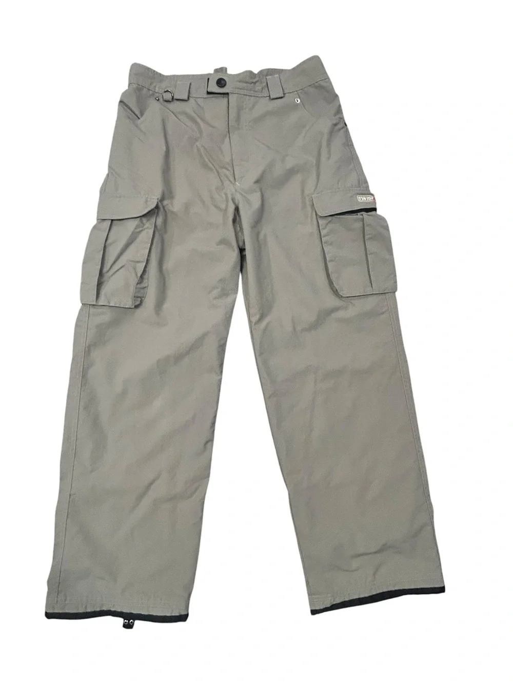 Twist Gentech Performance Fabric Snowboarding Waterproof Pants Men’s M Cargo
